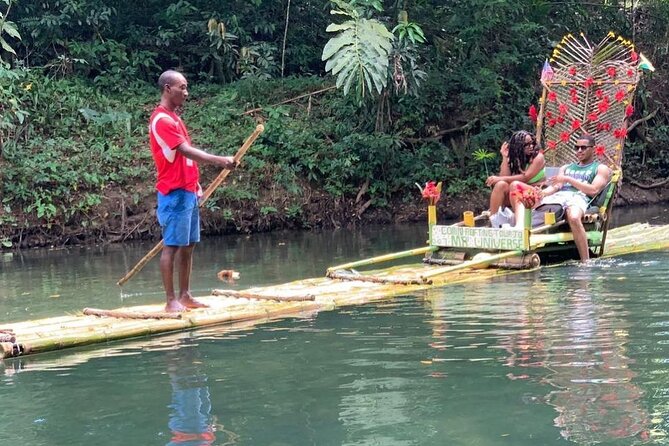#1 Bamboo Rafting With foot Massage - Private tour value: flexibility and the guide connection