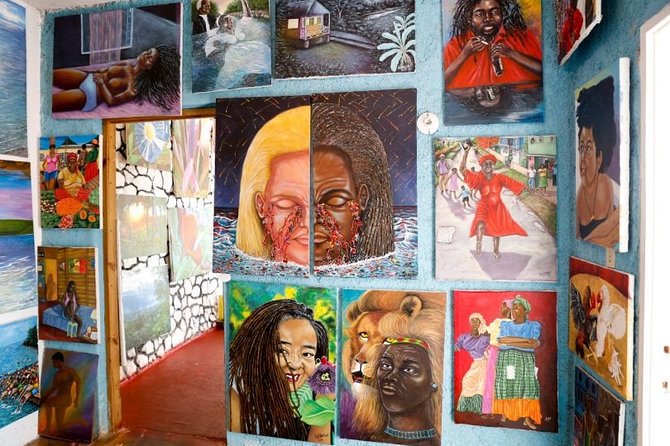 Ahhh Ras Natango Gallery and Garden Private Transfer - A Calm Garden Visit With Art Above Montego Bay