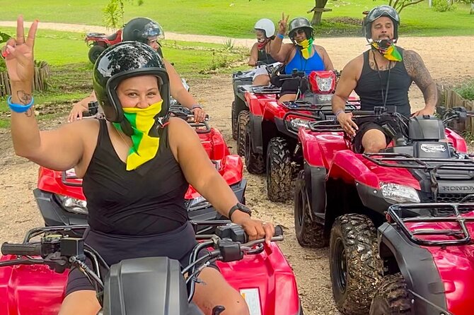 ATV, Bamboo Rafting , Horseback Ride & Blue Hole Falls Ocho Rios - Horseback in St. Anns Bay: forest riding, then ocean time