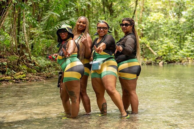 ATV, Bamboo Rafting, Horseback Ride Guided Tour from Montego Bay - Stop 3 with Calypso Village: 30 ft bamboo rafting plus tubing