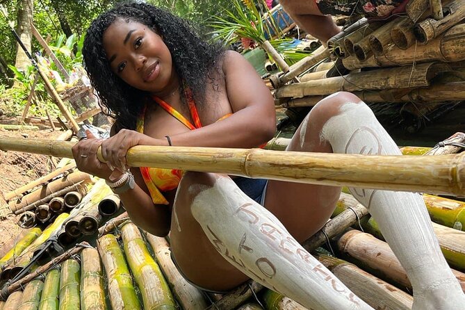 ATV Tour, Limestone Bamboo Rafting and Transportation - Limestone bamboo river rafting: the calm break after the action