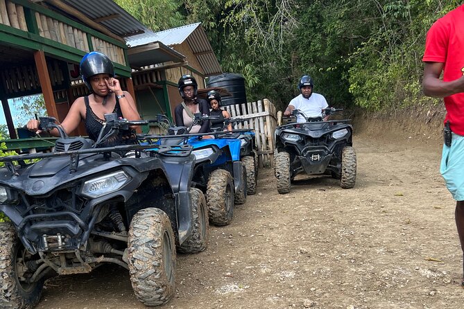 ATV/ Zipline/Horseback/Rafting /Rick's Cafe From Montego Bay - ATV through sugar cane country, including a practice ride