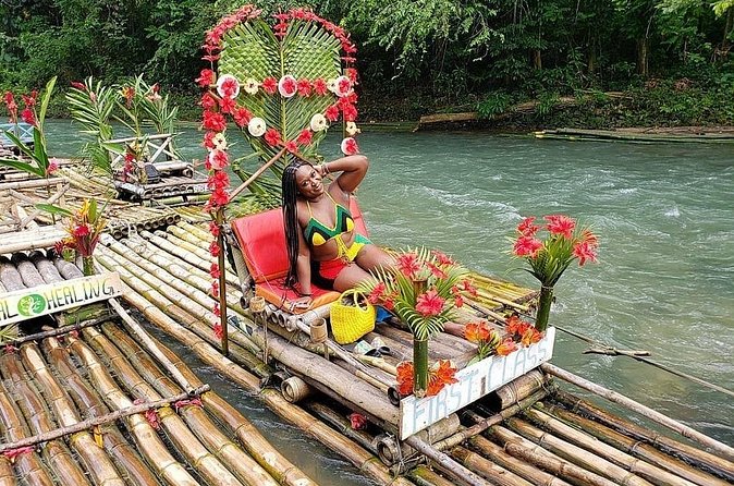 Bamboo Rafting and Limestone Foot Massage on Lethe River Private Tour - Reggae music, captain personality, and the local community feel
