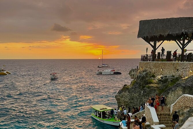 Bamboo Rafting, ATV & Ricks Cafe Combo Tour From Montego Bay - Rick’s Cafe: Sunset Views, Live Music, and Food You Choose