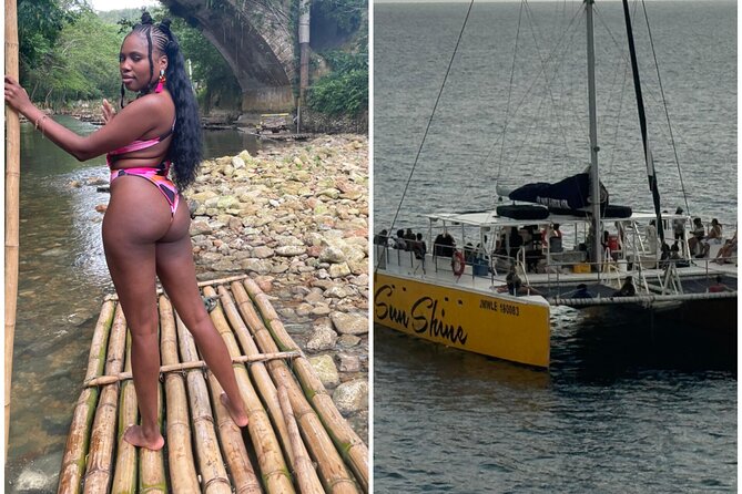 Bamboo Rafting, Catamaran Party Cruise and Snorkeling in Jamaica - Bamboo rafting on the river, then limestone foot massage in Hanover Parish