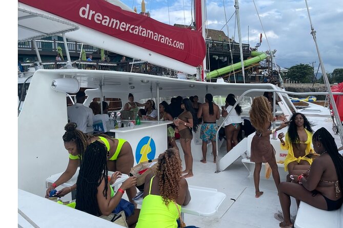 Bamboo Rafting, Catamaran Party Cruise and Snorkeling in Jamaica - Guide energy and service, Marvin, Romeo, and Javel