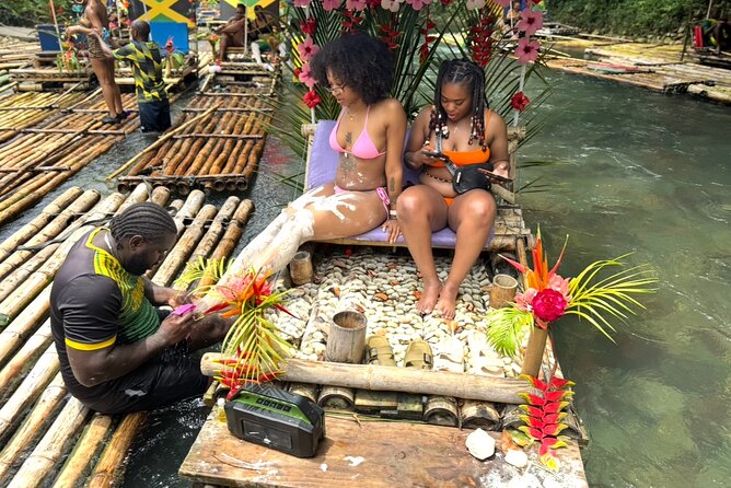 Bamboo Rafting, Catamaran Party Cruise and Snorkeling in Jamaica - Seven Mile Beach catamaran party cruise with open bar