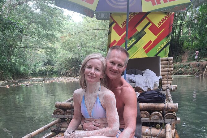 Bamboo Rafting Experience in Jamaica - Swim Time and Hanging Out with Locals