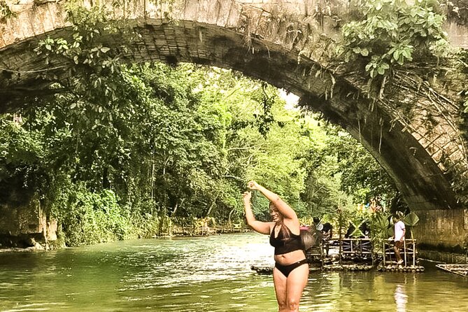 Bamboo River Rafting Limestone Foot Massage & Bottle of Rum Punch - The Limestone Foot Massage: Natural Exfoliation From Your Raft Captain