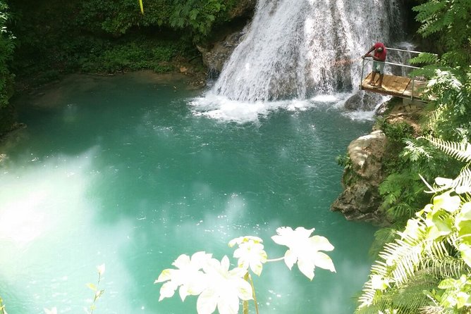 Blue Hole Adventure from Falmouth - Secret Falls: waterfall time for guests who want movement