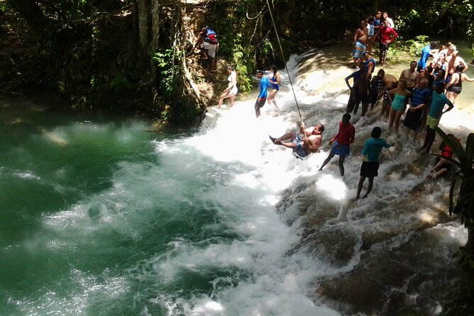 Blue Hole Adventure Tour from Falmouth - Waterfall hikes, swimming pools, cave time, and a rope swing