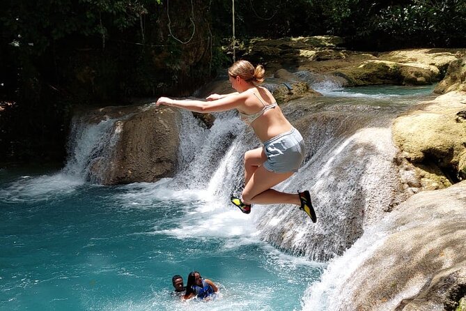 Blue Hole and Dunns River Falls the Number One Rated Excursions - Getting to Ocho Rios from Montego Bay: expect real road time