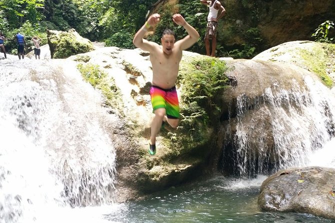 Blue Hole and Martha Brae Full-Day Tour from Montego Bay - Scotchies jerk stop: a simple included taste of Jamaica