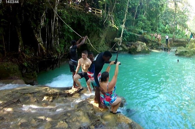 Blue Hole and Secret Falls plus Dunn's River Falls Combo Tour - The Real Value of a $190 Private Combo Tour