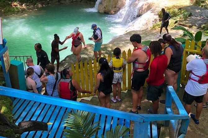 Blue Hole Falls & Ocho Rios from Montego Bay & Falmouth Jamaica - Green Grotto Caves and Runaway Bay: the added stops
