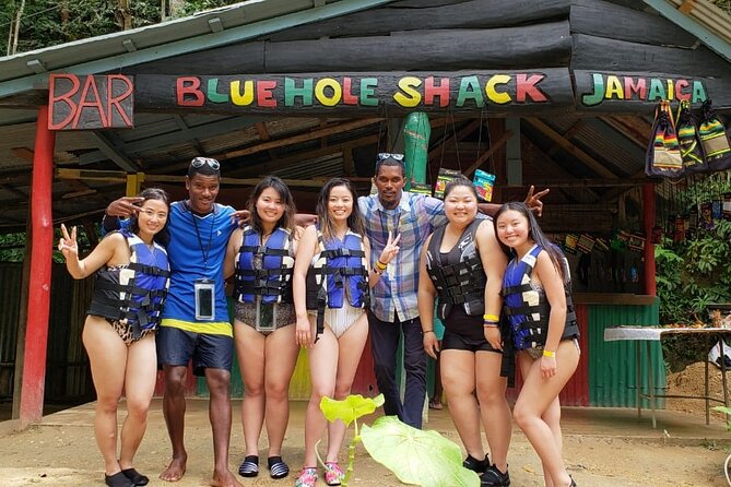 Blue Hole & Konoko Falls Park Combo Tour from Montego Bay - Blue Hole: natural pools, a cave, and cliff jumping