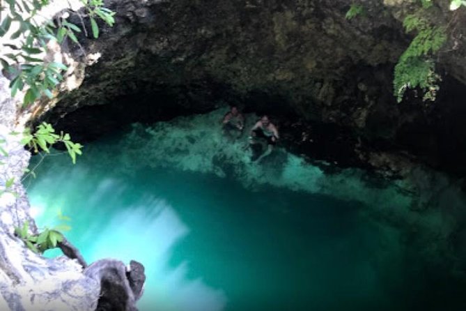 Blue Hole Mineral Spring and Ricks Cafe Private Tour - Blue Hole extras that change the mood (bar, cabanas, volleyball, horseback riding)