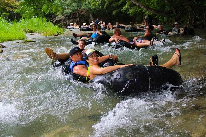 Blue Hole Secret Falls and River Tubing Tour - White River Tubing: Float Time With Class II Rapids