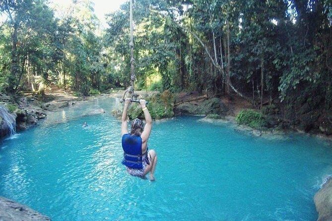 Blue Hole Secret Falls and River Tubing Tour - Transportation Comfort: Air-Conditioned Ride, Private Setup