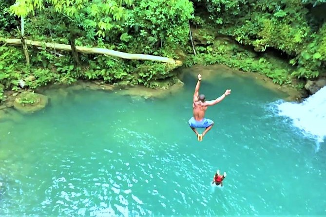 Blue Hole & Secret Falls Day-Trip with Shopping from Grand Palladium - Scotchies Outdoor Garden Restaurant jerk lunch, plus what to plan