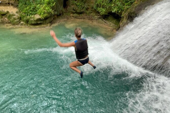 Blue Hole Secret Falls from Falmouth - What Lunch and Souvenirs Look Like, and How to Budget