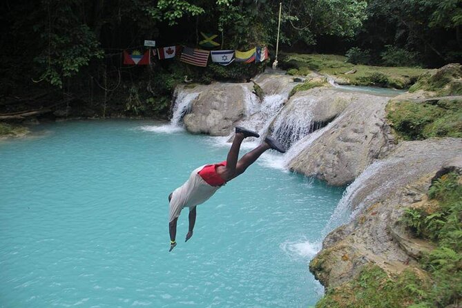 Blue Hole / Secret Falls Private Tour including Entry Fee - Secret Falls: Natural Pools and Waterfall Time at Your Pace