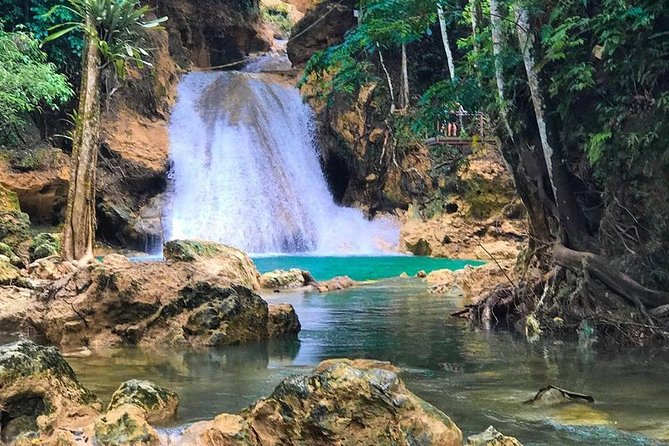 Blue Hole Waterfalls Tour from Falmouth - Stop 2: Scotchies Drax Hall for jerk chicken and quick local flavor