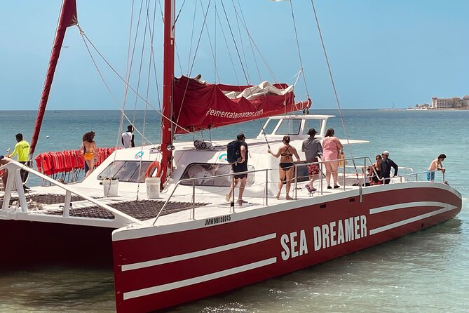 Catamaran Party Cruise and Snorkeling in Montego Bay - The best part of the boat: deck time, panoramic views, and sunset