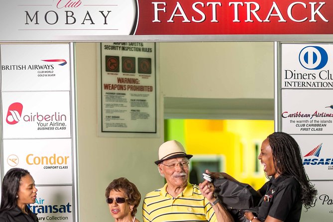 Departure Shuttle to Airport, Club Mobay Fast Track & VIP Lounge Combo - Getting to the Airport and Checking In for Club Mobay