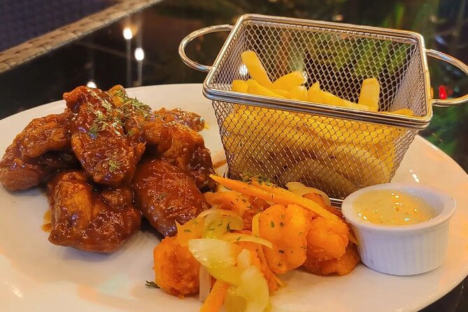 Dinner or Lunch with Pickup from Montego Bay - What you will actually eat: jerk chicken, pork, festival, and choices