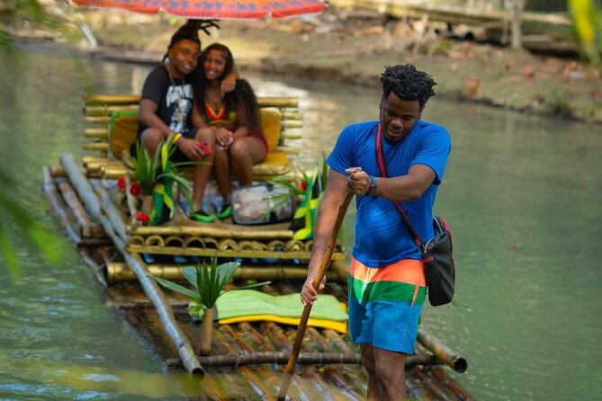 Dunn's River Falls , Bamboo Rafting & ATV Ride from Montego Bay - Stop One, Dunn’s River Falls: The Human Daisy Chain Moment
