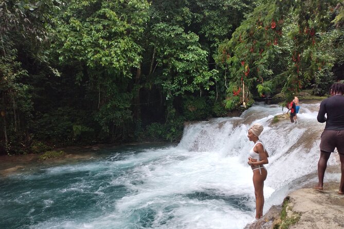 Dunn's River Falls & Blue Hole from Montego Bay or Falmouth - Guide and Group Vibe, Including Mama Georgia’s Family Care