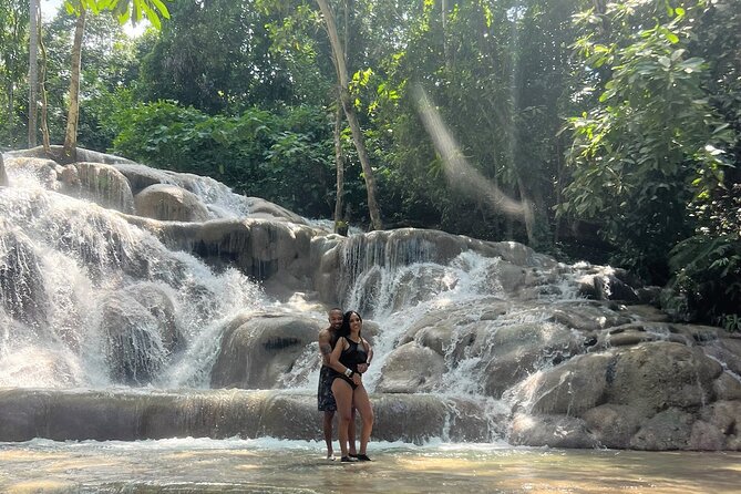Dunn's River Park & Blue Hole Waterfall Combo from Montego Bay - Blue Hole limestone sinkholes and waterfall swims from Ocho Rios