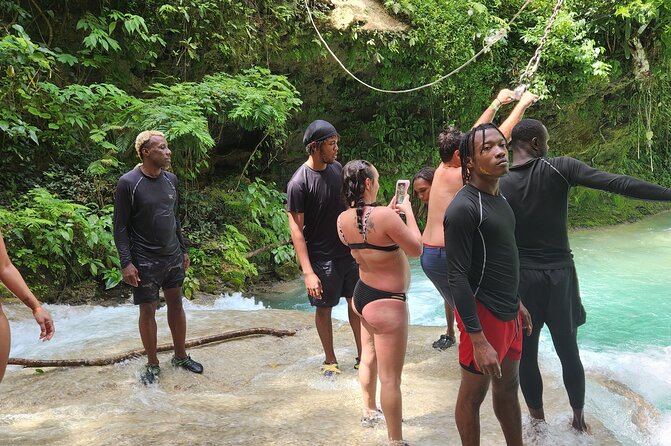Dunns River Falls & Blue Hole Combo from Montego Bay with Pick Up - Dunn’s River Falls Climb: The Main Event and the Real Challenge