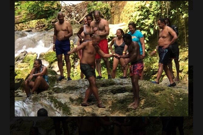 Explore Montego Bay Jamaica to Blue Hole/Secret Falls River Tour - Blue Hole swimming park and the Secret Falls river time