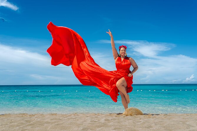Flying Dress Photoshoot at Doctors Cave Beach Montego Bay Jamaica - Key highlights worth planning for