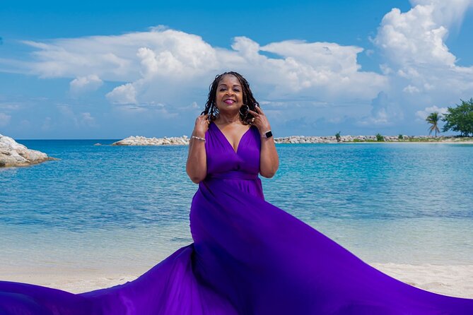 Flying Dress Photoshoot at Doctors Cave Beach Montego Bay Jamaica - The Dress, Styling, and How to Prepare Without Overthinking