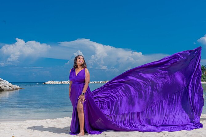 Flying Dress Photoshoot at Doctors Cave Beach Montego Bay Jamaica - Timing, Meeting Point, and How to Plan Your Day on Jamaica Time