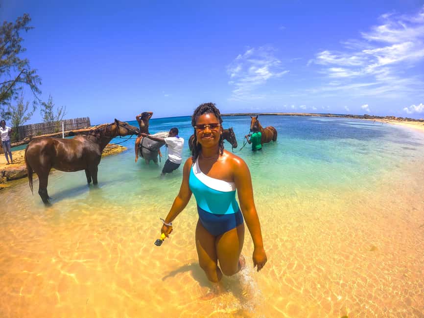 From Falmouth: Horseback Ride and Swim Beach Trip - Getting picked up smoothly in Falmouth (hotel or cruise port)