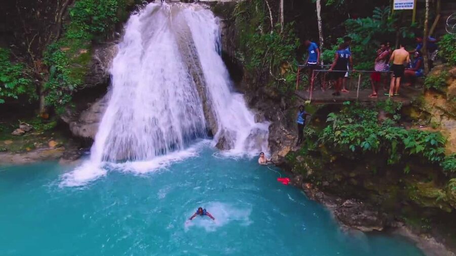 From Montego Bay: Blue Hole Waterfall Experience - Rope Swings and Cliff Jumps, Plus the Non-Scary Options