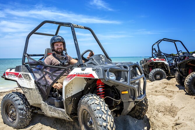 Full Day Jamwest Adventure Park with Welcome Drink - Picking Your Ride: Dune Buggy, Quad Bikes, and the Waterslide