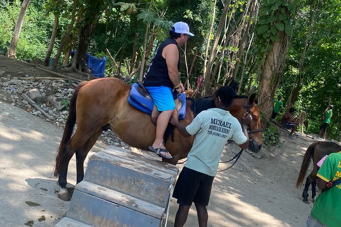 Full Day Rafting, Horse Back Riding and Blue Hole in Jamaica - Who should book this full day, and who should pause
