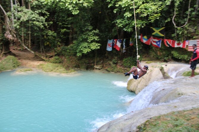 Full-Day Tour of Blue Hole and Dunn's River Falls, Including Fees - A full day of water power, from Blue Hole to Dunn’s River Falls