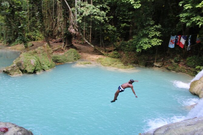 Full-Day Tour of Blue Hole and Dunn's River Falls, Including Fees - Dunn’s River Falls: 180-foot climb, sliding stops, and lagoons along the route
