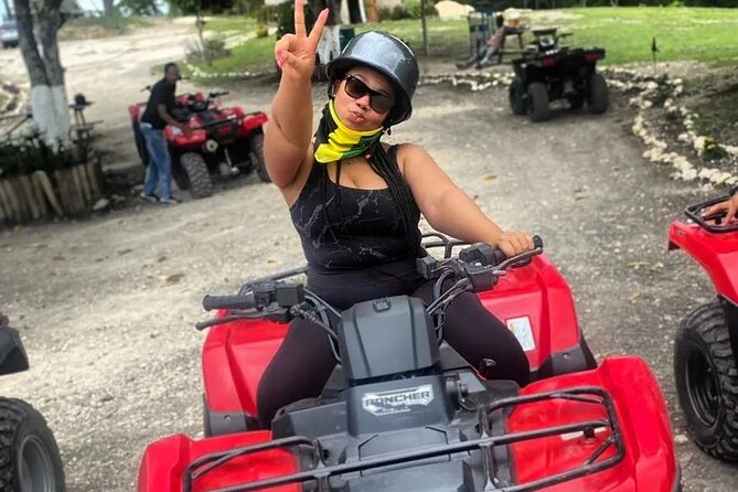 Great River Bamboo Rafting with Limestone Foot Massage and ATV from Montego Bay - The People Part, Richard, Daniel, and Bobby