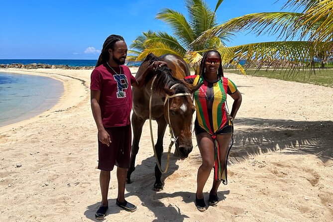 Horseback Ride and Swim Guided Tour from Montego Bay - Guides, horse care, and the mood that makes or breaks it