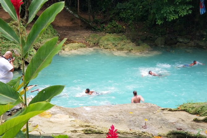 Horseback Ride, Bamboo Rafting and Bluehole/Secret Falls Tour from Montego Bay - Stop 2, Blue Hole or Secret Falls: Swimming, Optional Rope Jumping, and a Falls Hike
