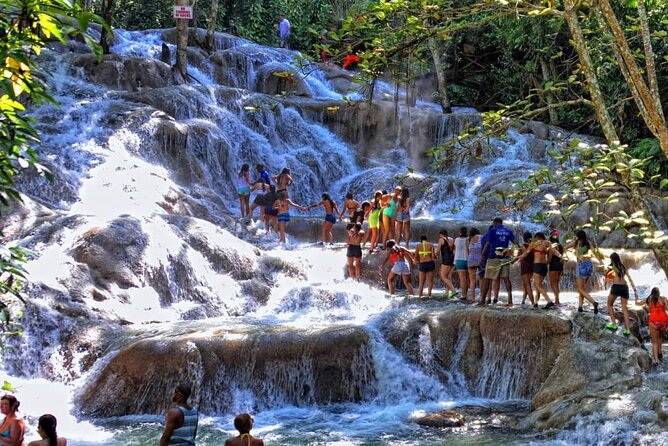 Horseback Ride , Dunns River Falls & Blue Hole From Montego Bay - Dunn’s River Falls and Park, the famous hike and water play