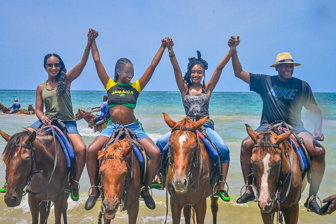 Horseback riding & bluehole secret falls from Montego Bay - Horseback Riding by the Beach and Tropical Trails in Ocho Rios