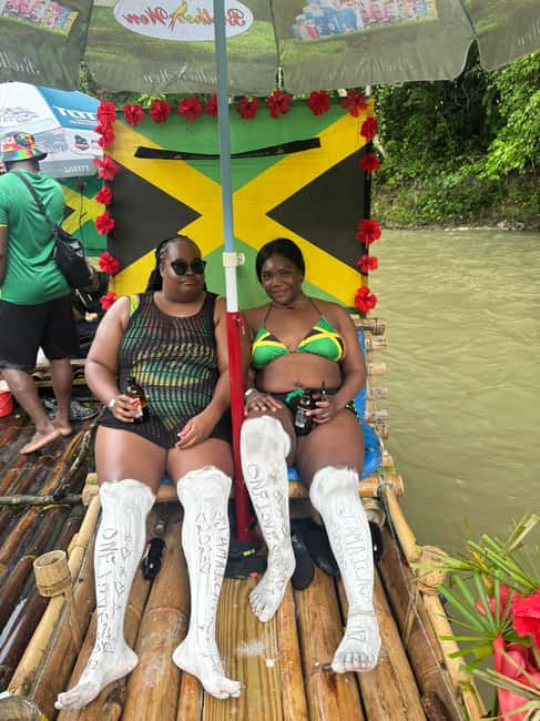 Jamaica Bamboo Rafting Experience with Limestone Massage - Music, Photos, and Small Comforts on the Water